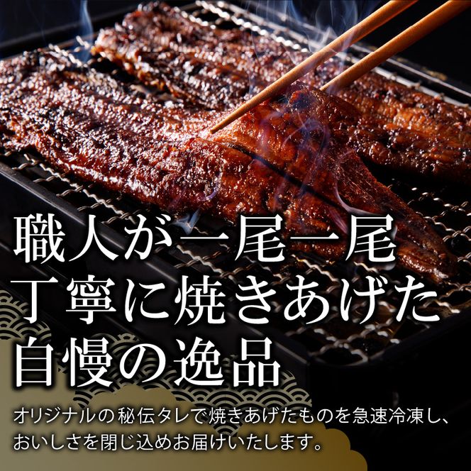 【土用の丑の日】老舗のうなぎ　【特選上長焼】３尾セット（秘伝のタレ・山椒付）[081N05]