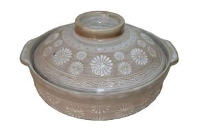 【萬古焼（ばんこやき）】三島土鍋8号 セラミックコーティング加工 内山製陶所 【土鍋 2～3人用 セラミック 直火用 電子レンジ対応 お手入れ簡単 食洗器対応 三重県 三重 四日市市 四日市 四日市市ふるさと納税 四日市ふるさと納税】