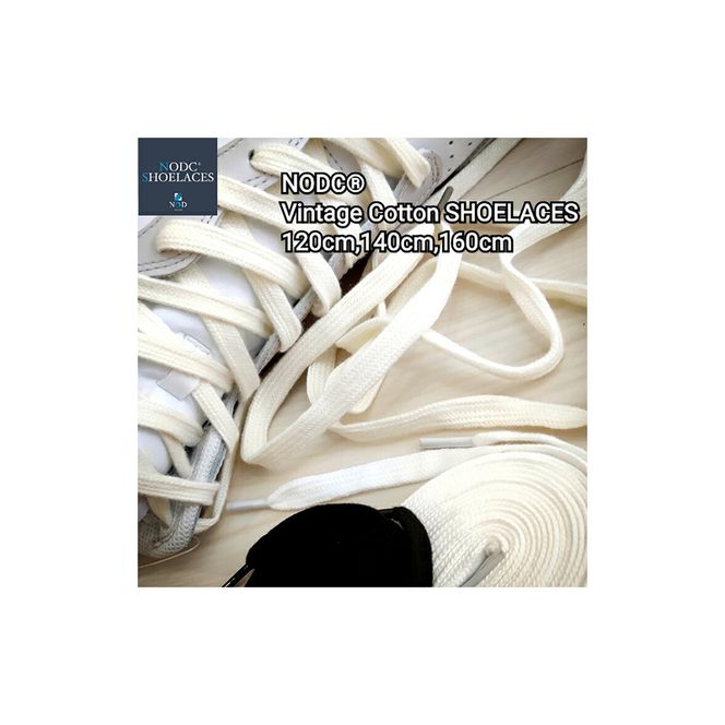 NODC Vintage Cotton SHOELACES ３セット［173N21］NODC Vintage Cotton SHOELACES 靴ひも 選べる サイズ 120cm 140cm