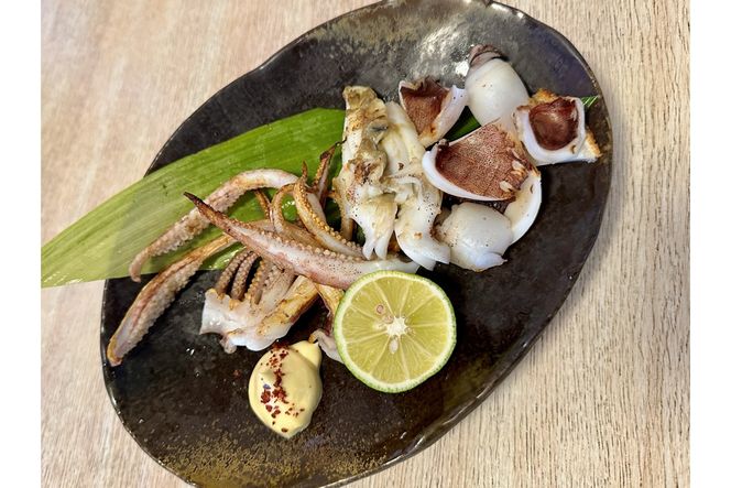 京都・久美浜産 アオリイカの姿造り　EK00012