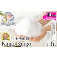 a742 ＜容量・定期便が選べる＞白土洗顔料 kingokingo(お試しサイズ・通常サイズ1～6本泡立てネット付)【てんげん】姶良市 メール便 サンプル ミニサイズ トライアル スキンケア 泡 濃密泡 もっちり泡 洗顔料 洗顔 洗顔フォーム きんごきんご