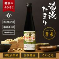 和歌山県産 湯浅たまり 3.6kg (300ml×12本)_ZC6004
