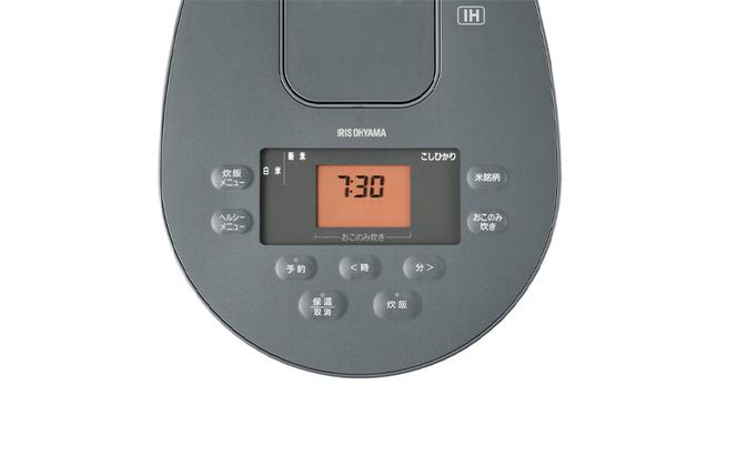 炊飯器 IHジャー炊飯器 銘柄炊き 3合 RC-IL30-HA アッシュ アイリスオーヤマ 時短 キッチン用品 調理家電 