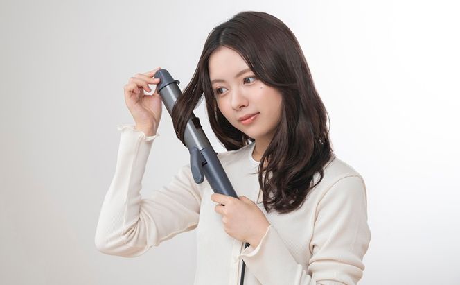 カールアイロン HIR-MC10338H ダークグレー カールアイロン 4段階 約45秒 180℃ 軽量 コンパクト 持ち運び 海外対応 セラミックコーティング 新生活 プレゼント ギフト アイリスオーヤマ アイロン ヘアアイロン