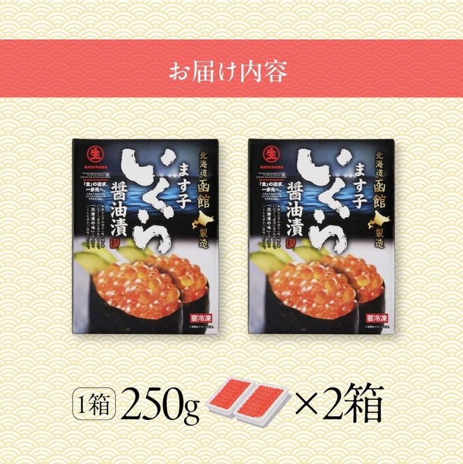 鱒いくら醤油漬け 250ｇ×2ﾊﾟｯｸ_HD231-012