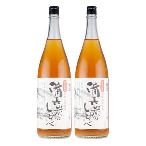 備長炭のしらべ熊野山里梅酒 （備長炭熟成）1800ml×2本（C005）_V6110