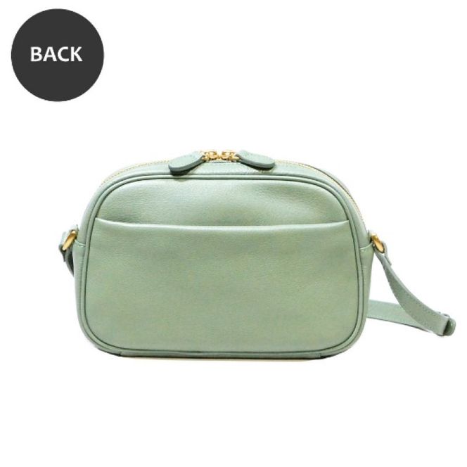 オリーブレザー ミニマムショルダー【A-LOOK】