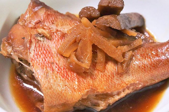 《定期便11ヶ月》赤魚煮付 業務用パック 180g×4尾 冷凍 惣菜 おかず つまみ レンチン 湯煎 簡単 煮物 煮付|06_kkm-230411