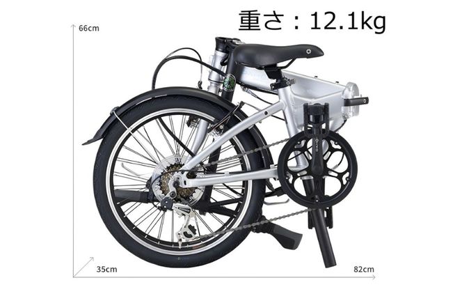 40年の歴史をもつ米国ダホン社の高性能折り畳み自転車 DAHON Intl HIT D6  Matt Black / 簡単　コンパクト　折り畳める　独自技術　軽量　アルミフレーム　6段変速　20型　黒　マットブラック　人気　三重県　四日市市