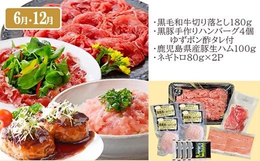 定期便3回配送　黒毛和牛・黒豚&タカエビ　 DD5-0001【1573840】