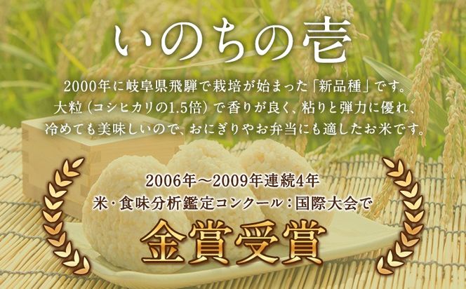 令和7年産 特別栽培米 いのちの壱(玄米)20kg 10kg×2 雑穀米付き《60日以内に出荷予定(土日祝除く)》 熊本県 南阿蘇村 熊本県産 虹色のかば 雑穀米---sms_inci6_60d_r7_60000_20kg---