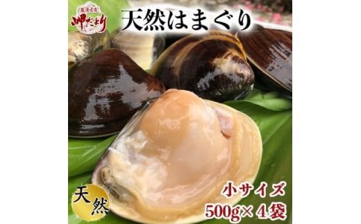 岬だよりの 希少 天然はまぐり 小サイズ 500g×4袋