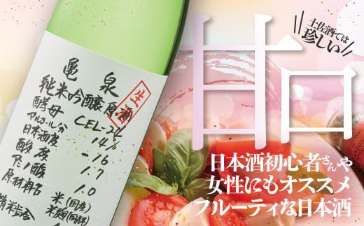 純米吟醸原酒 CEL-24 1800ml (生酒) 2本セット お酒 酒 さけ 日本酒 純米吟醸 一升瓶 1.8リットル 原酒 度数 14度 地酒 亀泉 cel24 セル24【株式会社とさもん】 [BQAE064]