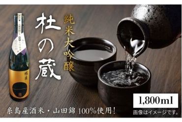 糸島 が 育んだ 酒米 ・ 山田錦 100% 使用 ! JA糸島 絶賛 の 「 杜の蔵 ・ 純米大吟醸 」 [糸島] [酒みせ ちきゅう屋] 