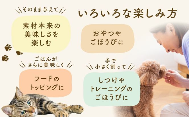 ＜選べる＞完全無添加 犬猫おやつ お魚ジャーキー 2袋セット　K413-001_SKU