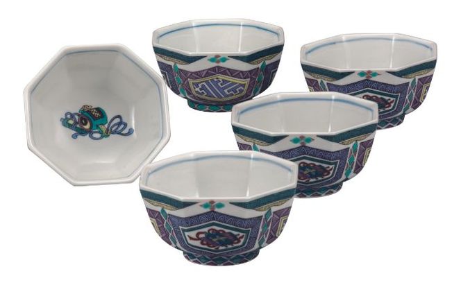 九谷焼　3.2号小鉢揃　古九谷風　 a01 食器 キッチン雑貨 キッチンアイテム 雑貨 小物 お皿 小皿 食卓 テーブルコーディネート 