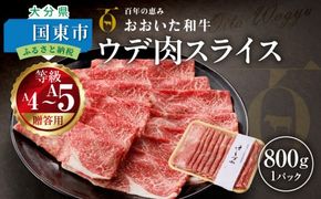 【贈答用】A4～A5等級 おおいた和牛ウデ肉スライス800g（1パック）_2420R