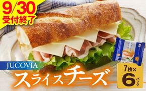 005A647 【9/30受付終了】スライスチーズ 7枚×6P【JUCOVIA ムラカワチーズ ちーず 小分け 普段使い 高評価】