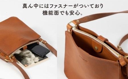 エレガンス ショルダー 糸島市 / LADIES&GENTLEMEN 鞄 レザー ショルダーバッグ 革製品 革鞄 カバン [ADK039]