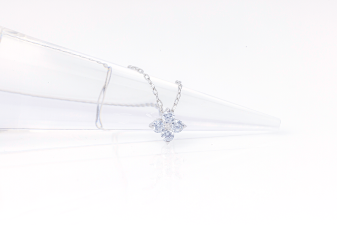 ダイヤモンド ネックレス 4ピース 0.25ct プラチナ ジュエリー ダイヤ PT 山梨 H-４８６３ SWCI018-pt