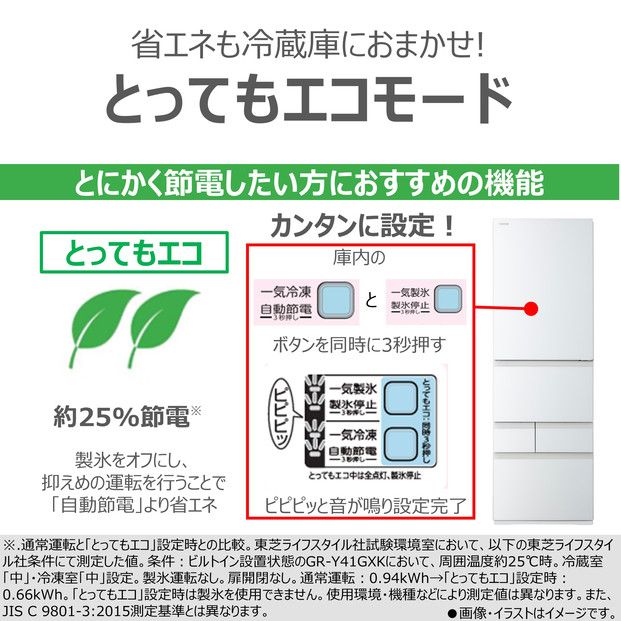 東芝 冷蔵庫 【標準設置費込み】 411L 5ドア 左開き 冷凍冷蔵庫 GR-Y41GXKL(EW) 141305_KV199