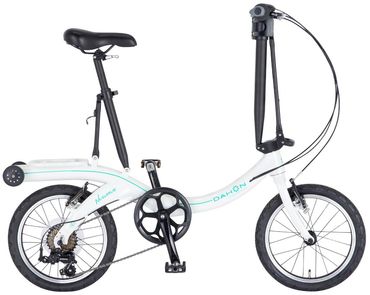 40年の歴史をもつ米国ダホン社の高性能折り畳み自転車 DAHON International Nuwave White Marrine -[G587-3]