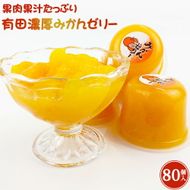 果肉果汁たっぷり 有田濃厚みかんゼリー 80個入_ZJ6059