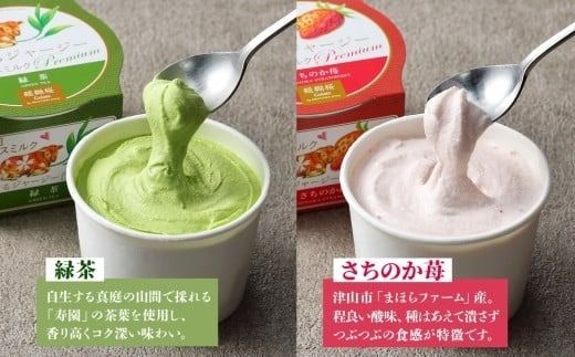 【ジェラート醍醐桜】【熨斗】恋するジャージーPremium3種 （ゴールデンミルク＆緑茶＆さちのか苺）計12個セット / 岡山 真庭 醍醐桜 極上スイーツ 濃厚 プレゼント 贈答 デザート ギフト ジャージー牛 ミルク ジェラート おやつ お茶 いちご 子供から大人まで 冷凍 人気 贅沢 【nhss040n-01】