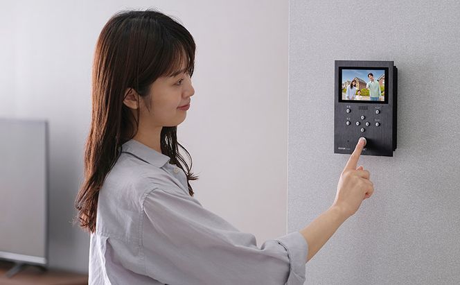 インターホン テレビドアホン TD-SM7070C-BB ブラック/ガンメタリック