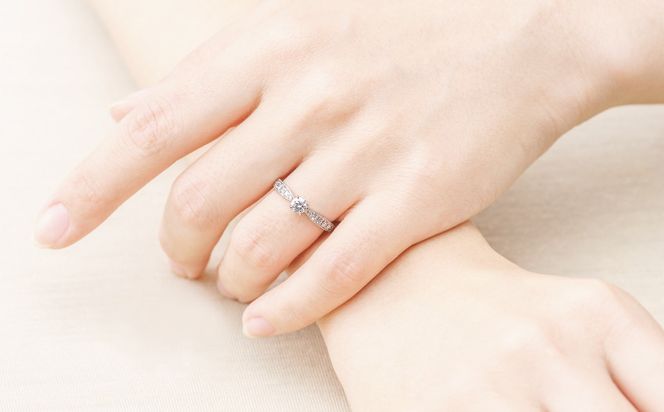 TUC0016-1 【高島屋選定品】プラチナダイヤモンド リング 中石ダイヤ 0.5ct D SI2 EX (GIA)【鑑別書付き ARC-EN-CIEL (アルカンシェル) ジュエリー プレゼント ギフト ファッション アクセサリー 贈り物 贈答 お祝い 記念日】 