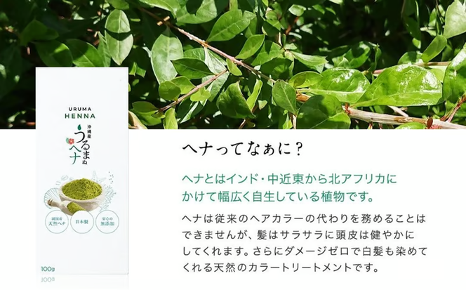 沖縄産ヘナ「うるまヘナ」1袋（100g）