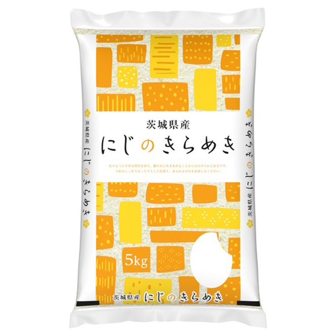 【令和8年産】【精米】茨城にじのきらめき20kg(5kg×4袋)