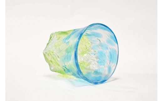 グラス 【琉球ガラス 匠工房】おんなブルー グラス 4個セット