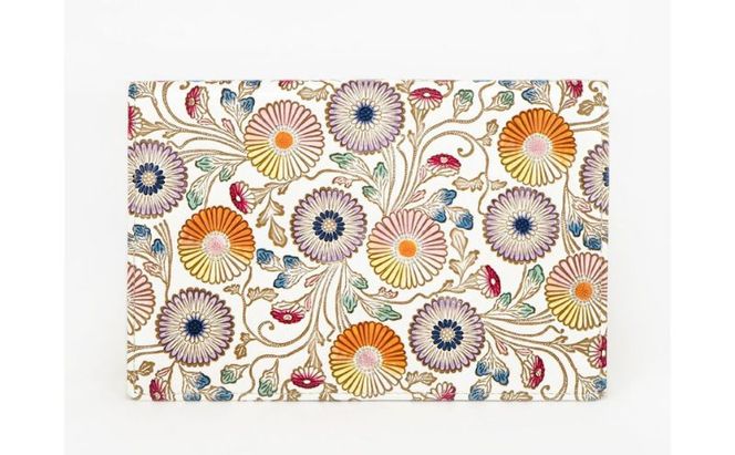 【文庫屋大関】パーソナルホルダー　更紗菊【皮革工芸品】 民芸品 雑貨 日用品 ファイル 多用途 牛革 