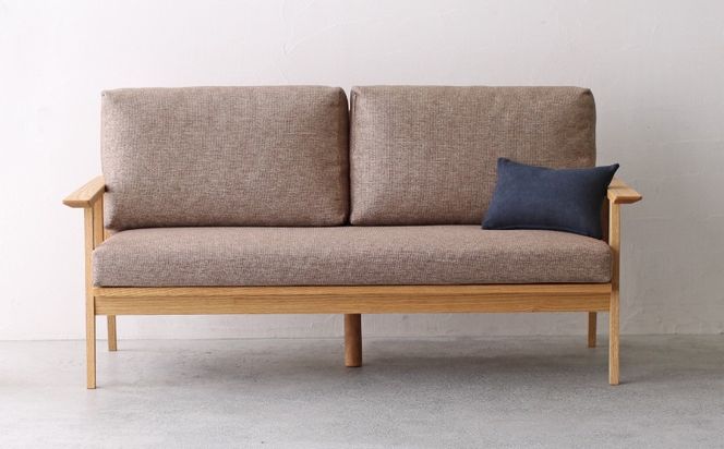 ミニクッション 長方形 カプリス ネイビー 約 42cm × 26cm クッション ソファ 生地 秋山木工 秋山木工株式会社 国産 静岡県 藤枝市