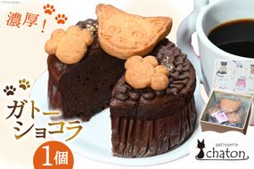 AI189 ガトーショコラ 1個 [ 冷凍 焼き菓子 濃厚 チョコケーキ チョコレートケーキ ケーキ 焼き菓 スイーツ 焼き菓子 お菓子 バレンタイン パティスリーシャトン 長崎県 島原市 ]