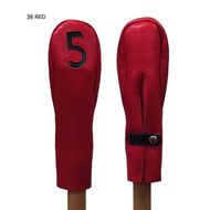 木の庄帆布 公式 フェアウェイウッドヘッドカバー 国産レザー1枚仕立 5FW KinoshoTRANSIT　K-KHG-W-5F01M-（C/#38 レッド / ブラック）　ゴルフ ヘッドカバー 国産 レザー
