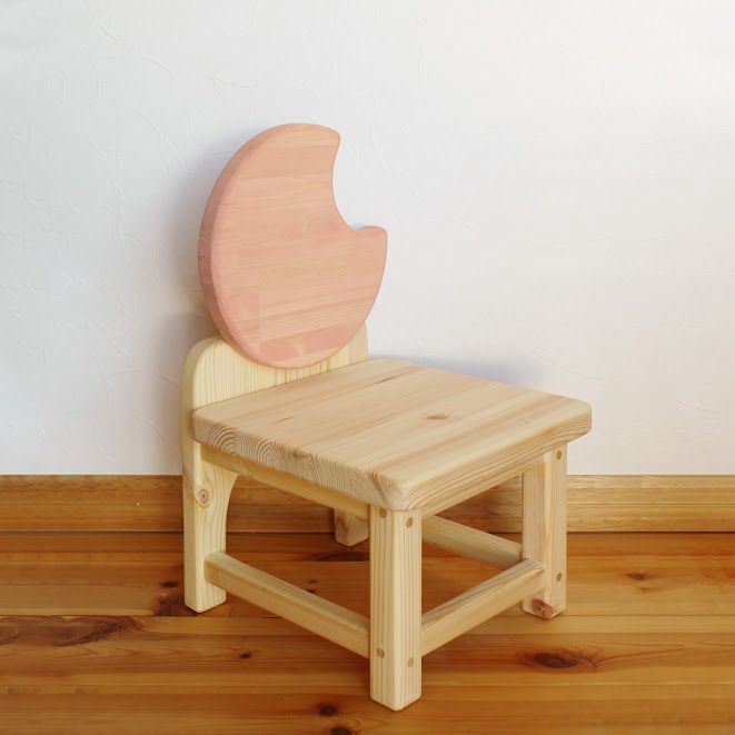 こども椅子　おつきさま（color：ピーチ）
※着日指定不可