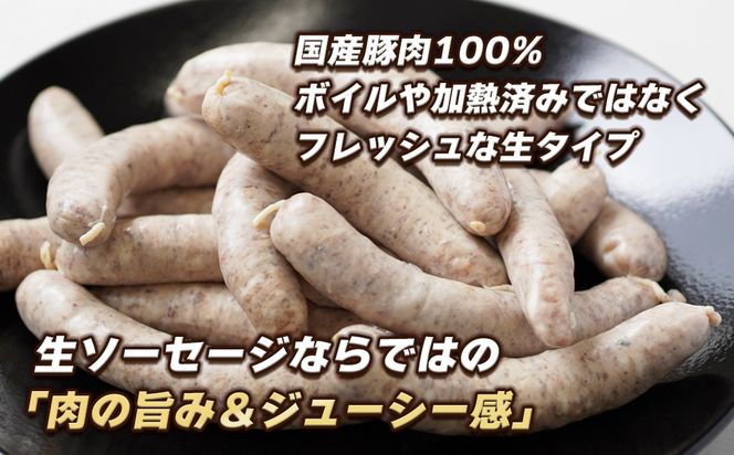 生ポークソーセージ　100g×15本入り　[冷凍食品 豚肉 特大]