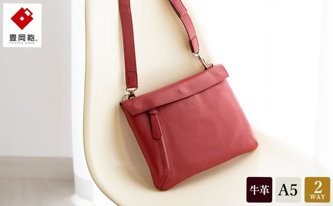 サコッシュ　豊岡鞄　ottorossi ORA004（レッド）