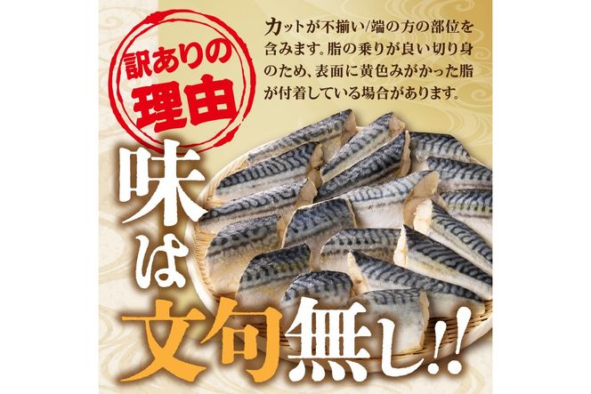 【A2-152】【訳あり】骨取り 塩さば切り身(600gx2袋)