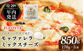 099H2981y 【年内発送】 【ムラカワチーズ】JUCOVIA モッツァレラミックスチーズ 850g（170g×5パック）