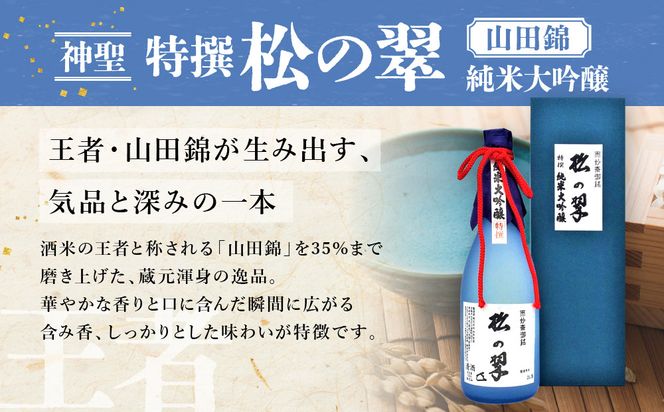 【吟醸酒房 油長】京都伏見の酒 祝/山田錦/雄町 3本飲み比べ｜日本酒 純米大吟醸 人気セット［ 京都 伏見 日本酒 純米大吟醸 720ml 3本飲み比べ 英勲 神聖 玉乃光 人気 おすすめ お酒 地酒 ご当地 酒蔵 酒造 ギフト プレゼント 贈答 お取り寄せ 通販 送料無料 ふるさと納税 ］ 261009_A-CN004