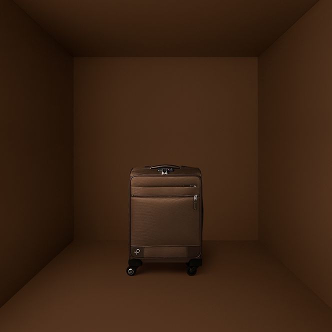 PROTeCA ソリエ3 TR 12871 (08 ブラウン) スーツケース 国産 日本製 24L キャリー バッグ 機内持ち込み キャスターストッパー 出張 短期旅行 北海道 赤平市