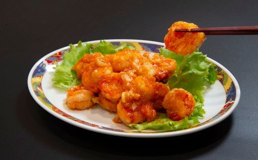 【1.1-15】ブラックタイガーむき身（背ワタ処理済み）　特大サイズ1kg（解凍時800g前後）特製エビチリソース付き