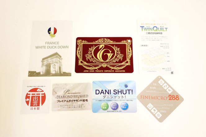 ツインキルト羽毛ふとん　シェリルFD　ブルー色 322032_AG014VC02