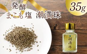 ＜国富町産 発酵まこも塩35g(35g×1)＞ 翌月末迄に順次出荷 【 35g 国産 潮満珠 ソルト しお 塩 ミネラル 食卓用 植物性食品 腸活 真菰 まこも マコモ 株式会社サンマコモ 宮崎県 国富町 】【b0938_sm】