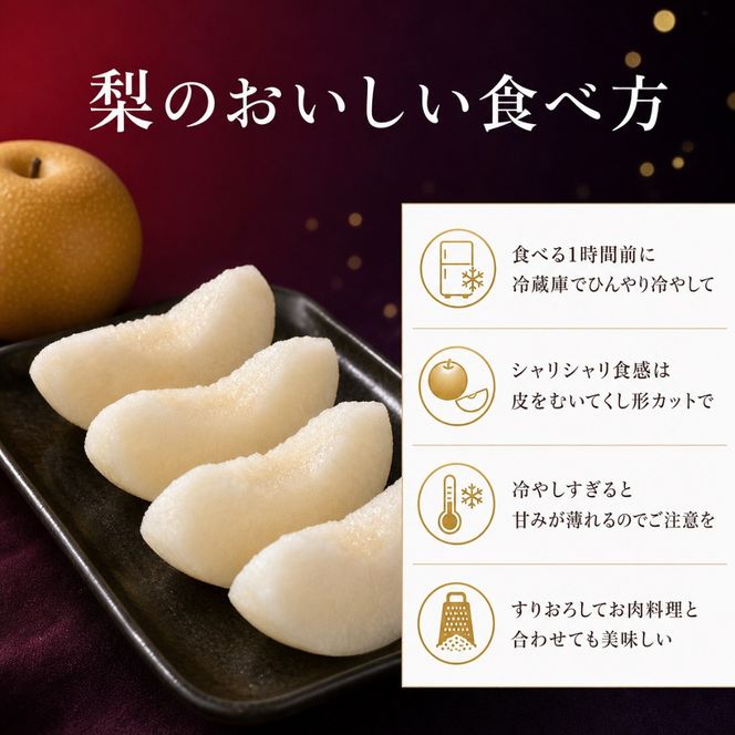 ジューシー果汁の紀州有田産の梨約４kg 　化粧箱入【先行予約】【2026年8月中旬以降発送予定】AN028