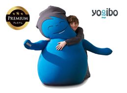 あなたをやさしく抱きしめてくれるかわいい友達。Hugibo Premium（ハギボープレミアム）アクアブルー【Yogibo ヨギボー プレミアム ビーズクッション ビーズ 座椅子 椅子 クッション ビーズソファー ビーズソファ 新生活 プレゼント インテリア 家具 ベッド ゲーム 三重県 四日市市】-[G988-3]