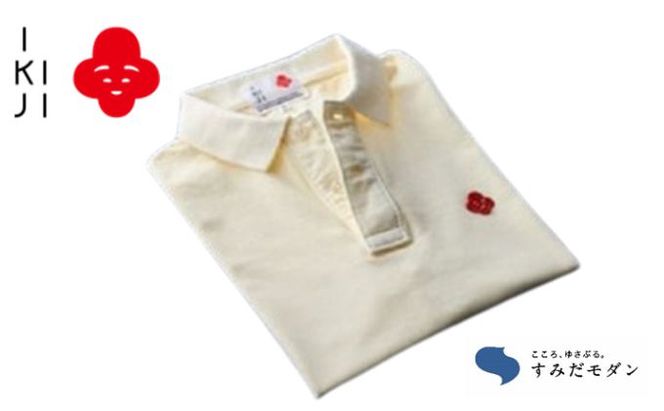 ポロシャツ M 【色はお選び頂けません】精巧 すみだモダン認証品 IKIJI メンズ 半袖 ワンポイント 綿 ワンポイント ゴルフ スポーツ 運動 ファッション 東京 東京都 墨田区